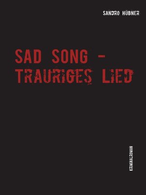 cover image of Sad Song--Trauriges Lied
